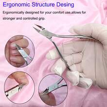 Straight Blade Toenail Clippers For Thick Toenails And Ingrown Toenails,Stainless Steel Toe Nail Tools - Silver - View 9