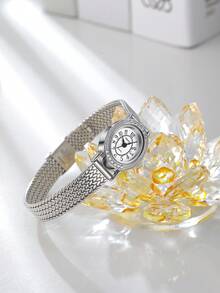 1 件女士简约奢华休闲腕表，适合作为礼物或日常佩戴 - 均碼 - 查看 8