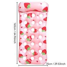 Flotadores inflables de PVC con estampado de limón y sandía, perfectos para fiestas de verano en la playa y la piscina - Multicolor - Ver 11