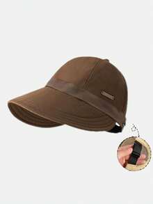 1pc Fashionable & Versatile New Loose Brim Hat, Suitable For Ponytail, Chic Design - A - View 13