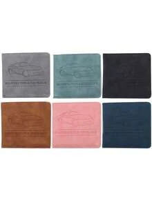 Premium PU Car Insurance Data Document Protector & Business Card Holder - Multicolor - View 9