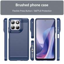 Classic Fashionable Brushed Texture Phone Case, Suitable As Birthday, Holiday Gift For Friends, Family, Couples, Yourself, Compatible With Moto Edge 70, G100, G67 Power, G57 Power, G62, G60S, G60, G56, G55, G54, G53, G52, G51, G50, G45, G42, G41, G40, G35, G34, G32, G30, G24, G23, G22, G200, G86, G85, G84, G82, G77 - Blue - View 5
