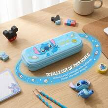 Disney Stitch And Frozen Princess EVA Hard Shell Pencil Case - Waterproof Zipper Stationery Storage Bag, Pencil Box, Gift For Giving - Types a and B - View 5