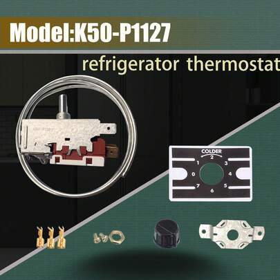 Controlador de temperatura del refrigerador K50-P1127, ajustador de temperatura manual, termostato del congelador, pieza de repuesto para control de temperatura del enfriador de vino A10-1501