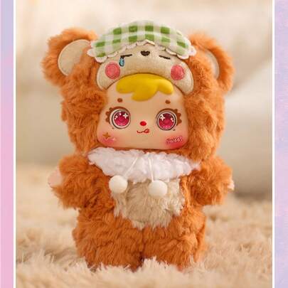  Samuel 甜蜜梦境系列盲盒手办 1 件装，可爱 ABS 材质瞌睡动物造型娃娃包挂件，360° 旋转眼睛，6 款常规款 + 1 款隐藏款（4% 概率），女孩复活节生日收藏礼物，（盲盒，神秘盲袋）