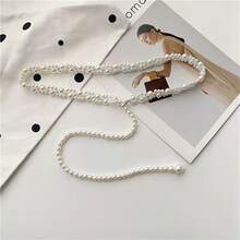 Fashionable Pearl Belt, Versatile For Dresses, Fur Coats, Sweaters, Pearl Belt Accessory - Mixed Colors - View 4