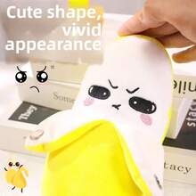 1个水果节奏感应钢琴香蕉毛绒玩具，支持双人互动游戏或单人自由玩耍。需使用3节AA电池（不包含在内），适合情侣互动和儿童社交发展。 - 黃色 - 查看 10