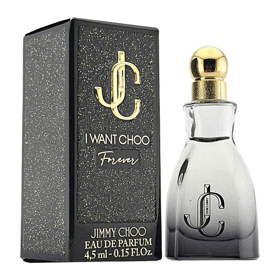 Jimmy Choo I Want Choo Forever Mini Eau De Parfum For Women 0.15oz/ 4.5ml Long Lasting MINI PERFUME - 花卉印花 - 查看 1