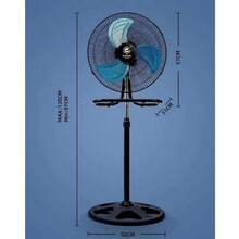 3 IN 1 Double Frame Fan, 18 Inch Large Fan, 18 Inch Double Frame Fan, Floor Fan, 18 Inch Large Floor Fan - US A Type Plug(110-127V) - View 4