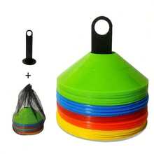Thickened Wear-Resistant Signage Disc Training Auxiliary Equipment, Road Barrier Round Obstacle Marker, Football Equipment - Multicolor - View 6