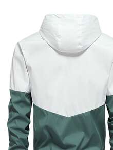 Ensemble de sport 2 pièces pour hommes, printemps/été | Veste à capuche imprimée graphique et pantalon de jogging assortis. Convient pour les activités extérieures, la fitness, l'entraînement, la randonnée, le camping, la course, les tenues décontractées, les trajets et le streetwear. Coupe ample, séchage rapide, style vacances - Vert - Voir 7