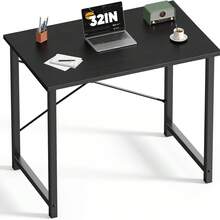 Computer Desk, 32 Inch Small Home Office Desk For Small Spaces, Modern Simple Style For Home, Office, Classic Black - màu đen - Xem 1