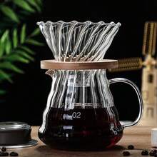 Cloud Shaped Teapot Set, Heat-Resistant Borosilicate Glass Cups With Handles, Thermal Insulation - transparent - View 11