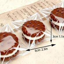 1pc Soft Squishy Tabby Cookie Toy - Ultra Soft Stress Relief Toy, Slow Rebound Toy, Cute Cookie Sensory Stress Ball, Suitable For Office And Classroom Rewards, Birthday And Christmas Gifts, Random Packaging - Multicolor - View 8