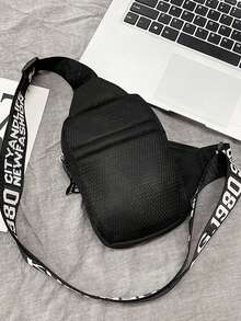 peach tree 1个男士小方包，斜挎包，腰包，单肩包，跑步包，骑行包，时尚纯色，简约，卡通印花，涂鸦，嘻哈，运动，休闲，旅行，必备单品，年轻，时尚，小方包，尼龙材质，字母印花，教师，学校，运动，户外，手机包，零钱包，轻便，礼物，腰包，男士，教师，学校，复古，大学生，礼物，父亲节礼物，万圣节礼物，男士，秋冬季，圣诞节礼物，男士斜挎包，圣诞礼物 - 黑色 - 查看 8