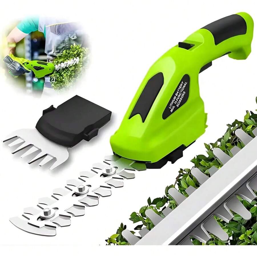Inalámbrica Cortadora De Césped Eléctrica Para Tijeras Verde - Verde - Ver 1