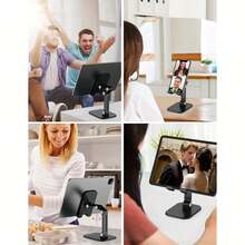 Soporte ajustable para teléfono, ajustable y plegable, adecuado para iPhone talla grande altos y compatible con teléfonos inteligentes y tabletas de 4.7" a 13", regalo de primavera - Multicolor - Ver 5