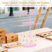 Floor Standing Jewelry Rack - Rose - View 6