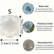Caja de propagación de plantas, juego de herramientas de injerto y enraizamiento de alta presión con balón de presión, dispositivo de propagación de plántulas para jardinería - A - Ver 3