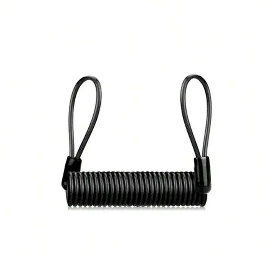 Motorcycle Anti-Theft Lock, Motorcycle Disc Brake Lock, Riding Gear Accessories, Motorcycle Accessories - Black Rope - View 1