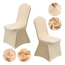 Waterproof Spandex Chair Covers, Elastic Dining Chair Slipcovers, Removable & Washable Polyester Outdoor Chair Covers, Suitable For Party, Banquet, Wedding Events, Hotel (Multiple Classic Colors), Multi-Functional Elastic Polyester Spandex Chair Covers For Dining, Party, Wedding, Banquet And Other Occasions - one-size - View 33