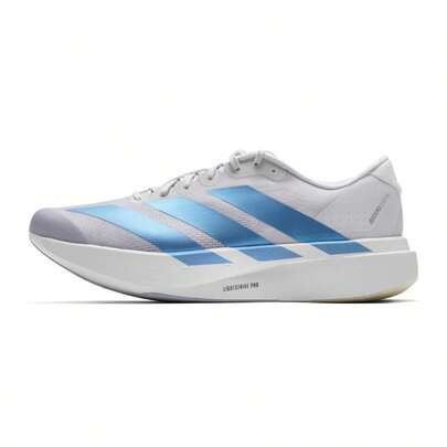 Adidas 男鞋跑步鞋adizero Evo SL M 2026新款戶外日常休閒舒適緩震運動跑步鞋馬拉松跑繫帶運動鞋KI6880