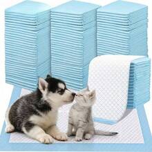 100Pcs Super Absorbent Pet Training Pads – Heavy-Duty Leakproof Odor Control Puppy Pads For Dogs, Cats, Rabbits & Hamsters – Durable Disposable Potty Training Pads For Housebreaking, PetSafe Users - 33*45 - View 1
