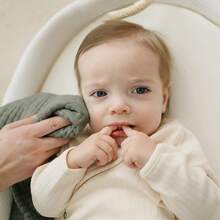 7 Stück weiche & atmungsaktive 4-lagige Mull Spucktücher, Baby Spucktücher, saugfähige Sabberlatz, geeignet für Babys, Feuchttücher, Handtücher - Verschiedenfarbig - Übersicht 2