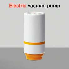 Plastic Vacuum Sealed Tank, Electric Vacuum Container For Coffee, Kitchen, Food, Grains, Candy Storage Box, Fresh Keeping Container XK69 - Khaki - View 11