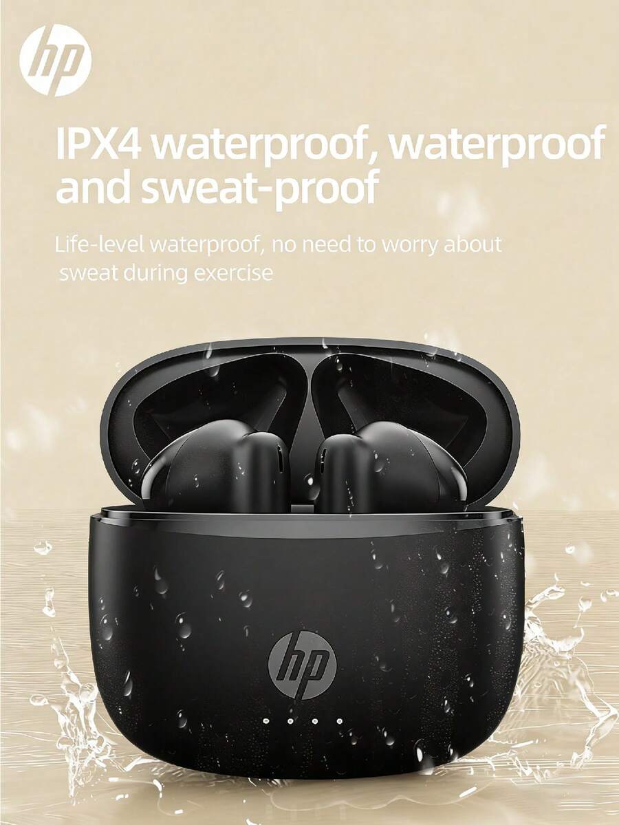 HP H10J Wireless Bluetooth Earbuds, 30H Battery, IPX4 Waterproof, In-Ear Headphones For Students, Cute Gift - View 1