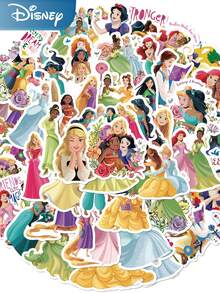 Disney 50 miếng dán hình hoạt hình nàng tiên cá Ariel tóc dài, hình vẽ tay sáng tạo để tự làm sổ lưu niệm, sổ tay, máy tính xách tay, ốp điện thoại, tủ lạnh, đàn guitar, ván trượt, bình nước, xe đạp, thớt, đồ trang trí, quà tặng ngày lễ, sinh nhật, tiệc tùng. - 50 cái - Xem 8