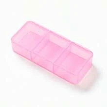 1 pieza Caja de píldoras mini - Ultra compacta, 3 compartimentos, a prueba de polvo, organizador de medicamentos, conveniente para uso diario - Diseño portátil y ligero, adecuado para viajes o el hogar - Multicolor - Ver 21