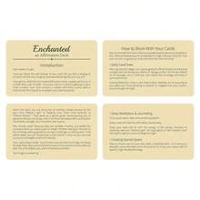 55pcs Magic Forest Positive Energy Cards, Healing Energy Tarot Cards, Daily Spiritual Guidance Tool - View 9