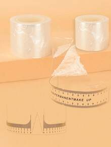 2支轻便透明塑料眉尺，带清晰刻度；2卷40mm x 200m微针纹绣保存膜配件 - 彩色 - 查看 8