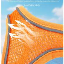 New Pet Cat & Dog Harness Set With Leash, Anti-Pull Anti-Choke Reflective Vest, Suitable For Small & Medium Dogs, Adjustable Detachable Thick Padded Leash, Lightweight Breathable - Purple - View 7