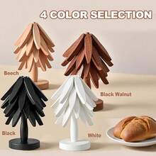 山毛榉木隔热垫,创意隔热垫,防烫锅垫,杯垫,餐具垫,家用 - 多色 - 查看 10