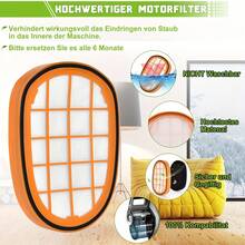 1/2/4pcs Washable HEPA Replacement Filters Suitable For Max Vacuum Cleaners FC6802, FC6812, FC6813, FC6814, FC6822, FC6823 And Other Models - View 5