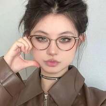 男女通用方形防辐射眼镜，多功能休闲眼镜 - 摩卡棕 - 查看 1