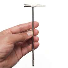 Kraftig smyckestillverkningshammare i rostfritt stål och stämningshammare för kalimbatumpiano - multifunktionellt verktyg, reptålig design, lämplig för gör-det-själv-hantverk, instrumentstämning, precisionsslagning, möter behoven hos hobbyister och proffs - Vit - Visa 9