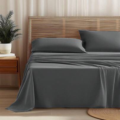 SERAPHINEX Juego de Sábanas Individual / Doble / Queen / King, Microfibra Premium Ultra Suave y Transpirable para un Confort Supremo - Incluye Sábana Bajera, Encimera y Fundas de Almohada