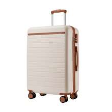 Suitcase Cabin Size Carry On 20 24 28 Inch 3 Piece Set Hard Shell Lightweight Spinner Wheels Combination Lock Telescopic Handle Travel Luggage - Milky - View 14