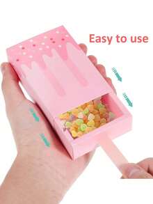 10个/套创意冰淇淋糖果盒，抽屉式派对礼品盒 - 查看 5