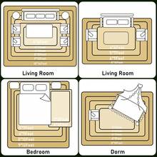 Soft Shaggy Area Rug For Living Room, Fuzzy Rug For Bedroom, Room Decor, Indoor Fluffy And Floor Carpet Home For Decor Aesthetic, Non-Slip Fluffy Rug, Ideal Gift For Mother's Day Housewarming, Easter, Dry Clean Only, With 4 Carpet Stickers, Beige - 米白 - 查看 10