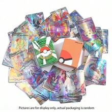 Bộ 36 thẻ bài Pokemon, bao gồm thẻ Pokemon mạ vàng theo phong cách anime, thẻ Pokemon sưu tầm, thẻ quái vật dập nổi mạ vàng, thẻ Pikachu da xám, nhiều màu sắc để lựa chọn, rất thích hợp làm quà tặng sinh nhật và tốt nghiệp! - Nhiều màu - Xem 10