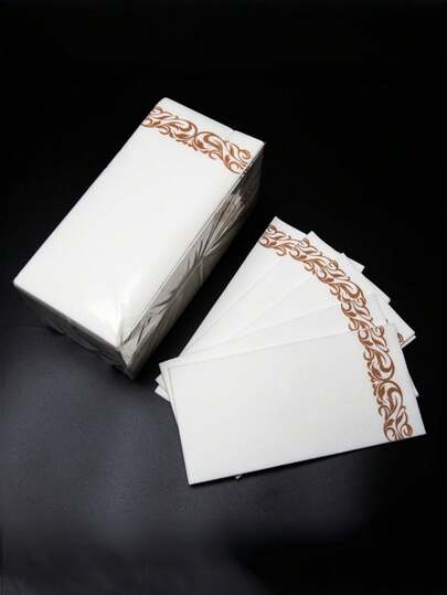 Linen-Like Disposable Guest Towels - One-Time Use Cloth Napkins, Soft Absorbent Disposable Guest Towels, 25/50/75/100 Pcs, Disposable Hand Towels Suitable For Bathroom, Party, Wedding, Banquet