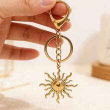 5pcs Stainless Steel Fashionable Sun & Moon Heart Shaped Pendant DIY Necklace Earring Jewelry Making Accessories, Daily Wear Gift - Pendants - View 6