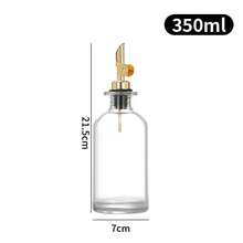 1pc Gold Olive Oil Dispenser Bottle, Kitchen Oil Dispenser Bottle, Coffee Syrup Dispenser Bottle (Suitable For Coffee Bar), Cooking Oil Glass Dispenser Bottle - Gold - View 11
