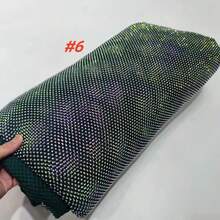 2026 高品质非洲石纹蕾丝面料，尼日利亚法式镶钻蕾丝面料，适合非洲婚礼派对礼服 - A - 查看 10