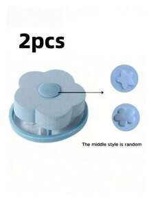 12/6/5pcs Flower Shape Washing Machine Lint Filter, Reusable Laundry Mesh Filter Bag, Floating Lint Catcher For Washer, Remove Pet Hair And Debris - Multiple Styles - View 17