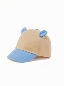 1pc Toddler Boys/Girls Baseball Cap, Soft Sunshade Hat With Cute Bear Ears, Adjustable Children Baseball Cap - Baseball Cap - View 17